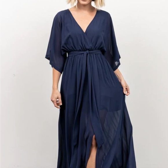 Baltic Borne Patterned Navy Dress - Picture 6 of 7